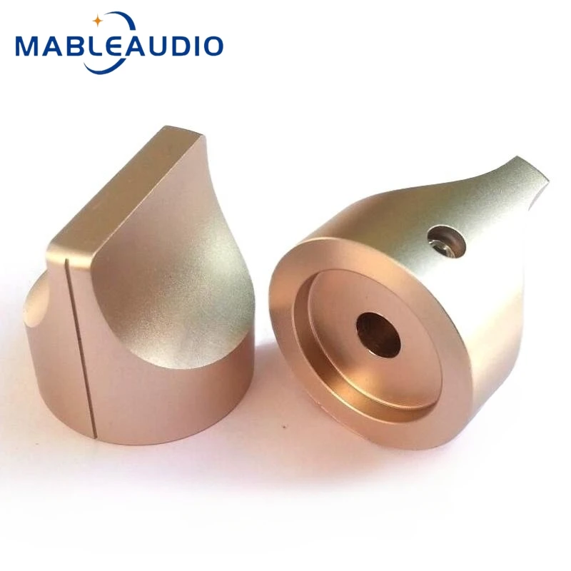 1PCS 28x28mm Solid Pure Aluminum Alloy Knob Volume Potentiometer HIFI Audio Amplifier Tone Knob
