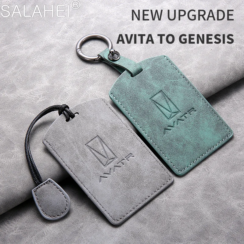 بطاقة السيارة عن بعد غطاء المفاتيح الذكية حقيبة مفاتيح قذيفة حامل حامي ل Avatr Avita 11 12 2023 2024 ملحقات سلسلة المفاتيح بدون مفتاح