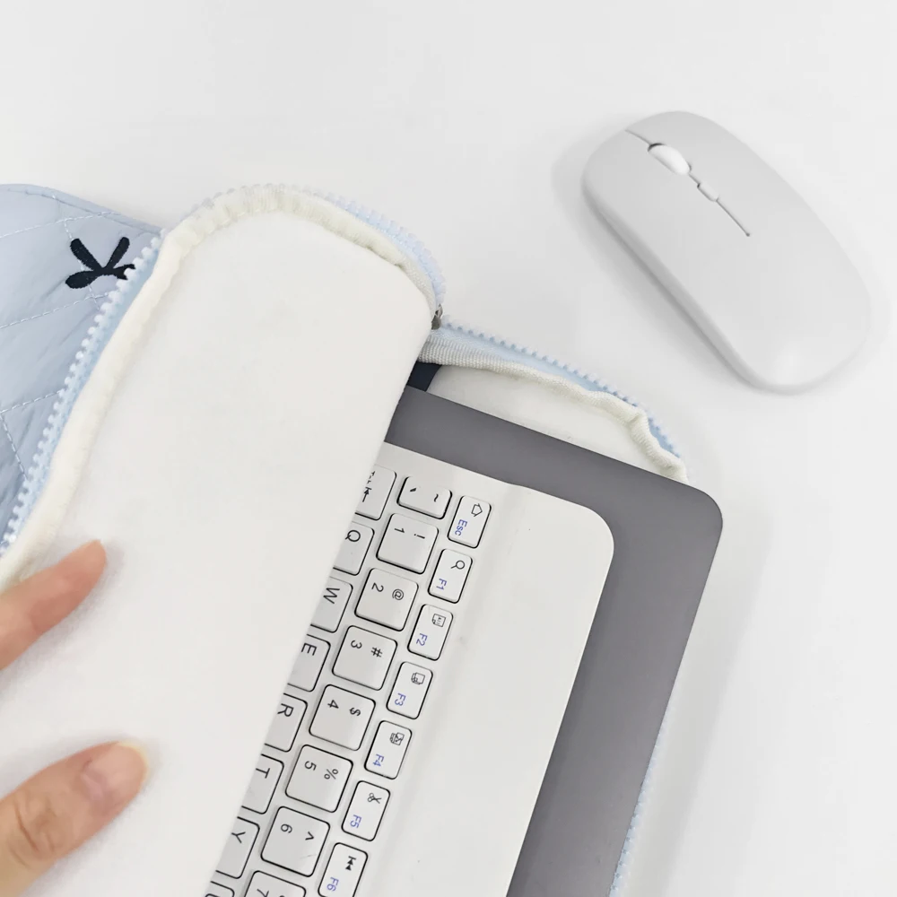 Funda para portátil de 13-14 pulgadas para MacBook Dell HP, funda para tableta de gran capacidad, funda protectora portátil para uso universitario y diario