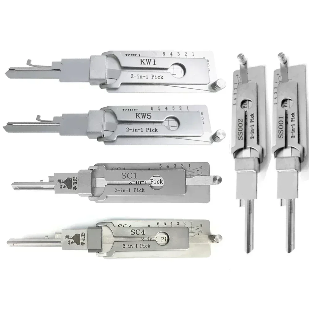 

Locksmith Tools Car Accessories Maintenance Hand Measuring Tool 2-in-1 Key Precision Decoder SS001Pro SS002Pro SC1SC4 KW1 KW5