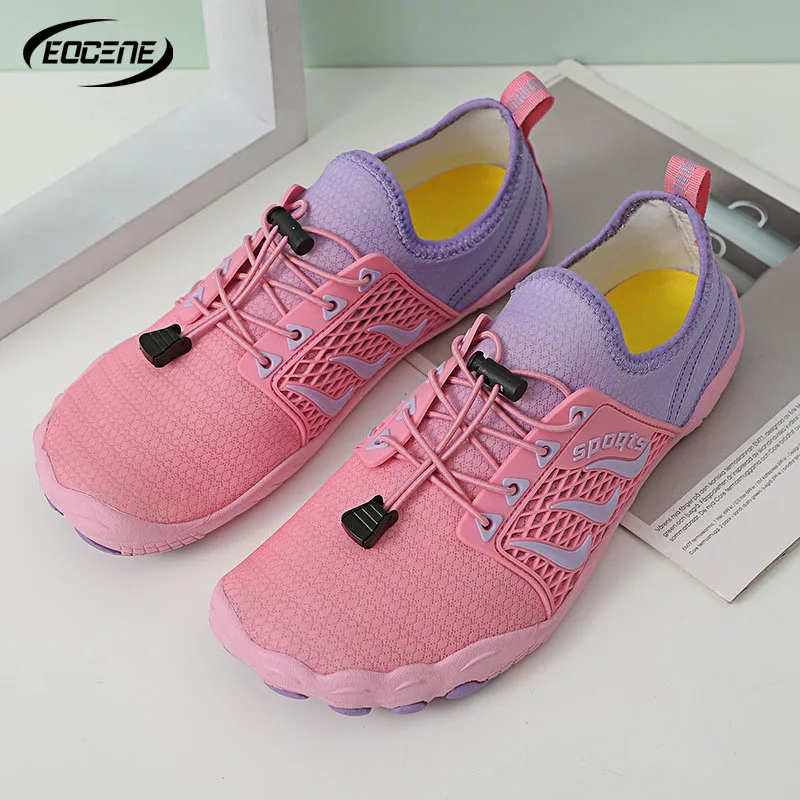 

EOCENE/женская и мужская уличная спортивная обувь босиком, быстросохнущие кроссовки для плавания, пляжного скалолазания, езды на велосипеде, болотные кроссовки-амфибии цвета морской волны