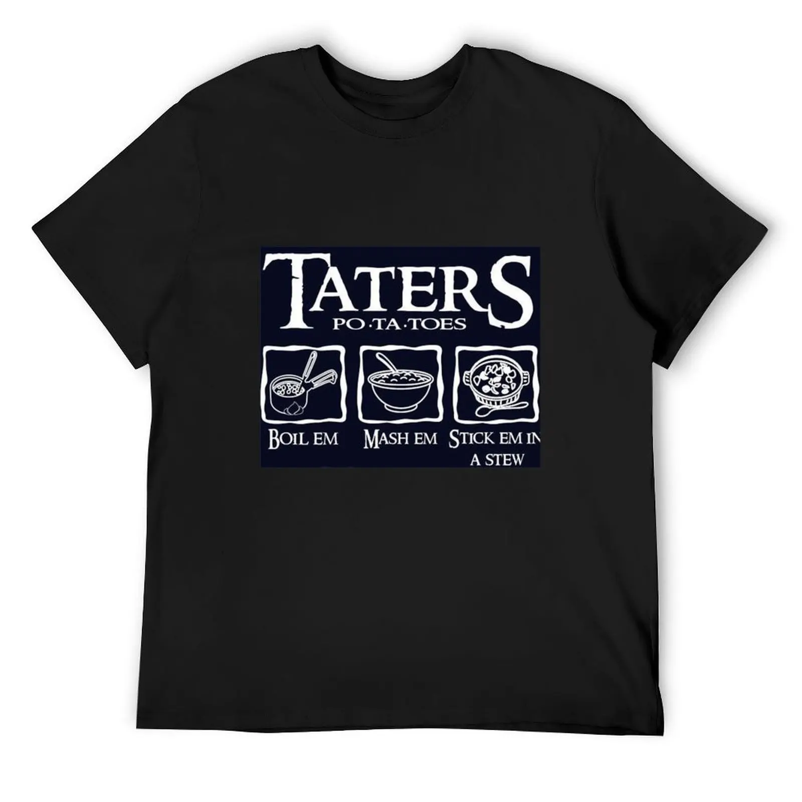 Taters Potatoes T-Shirt shirts graphic tee street wear mens workout shirts