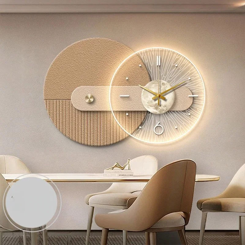 Large 3D Light Luxury Wall Clocks Acrylic Decorative Clocks Elegant Wall Home Ornaments Home Modern Decoration Luxury Design