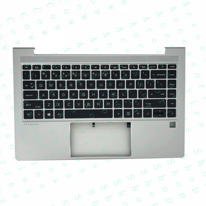 

PP+ New For HP ProBook 440 G8 445 G8 Palmrest Backlit Keyboard M23769-001 Silver