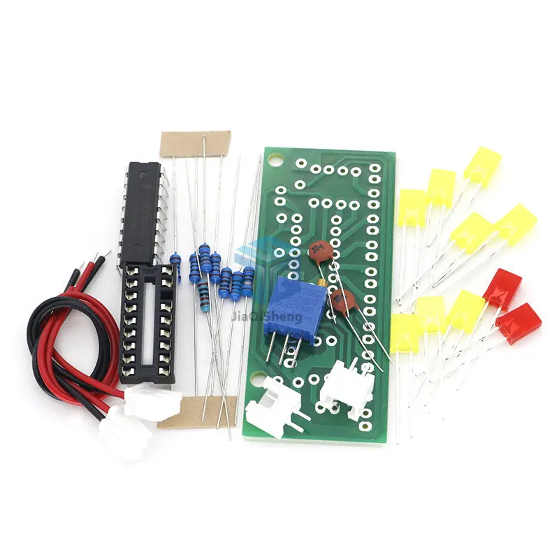 LM3915 10 LED Sound Audio Spectrum Analyzer Level Indicator Kit DIY Electoronics Soldering Practice Set