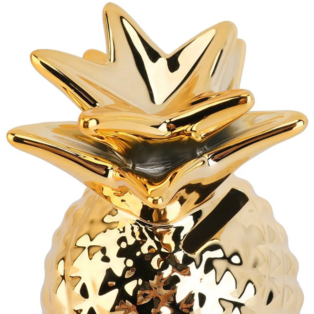 

Decorations Bank Money Saving Tin Ornaments for Cartoon Pot Pineapple Coin