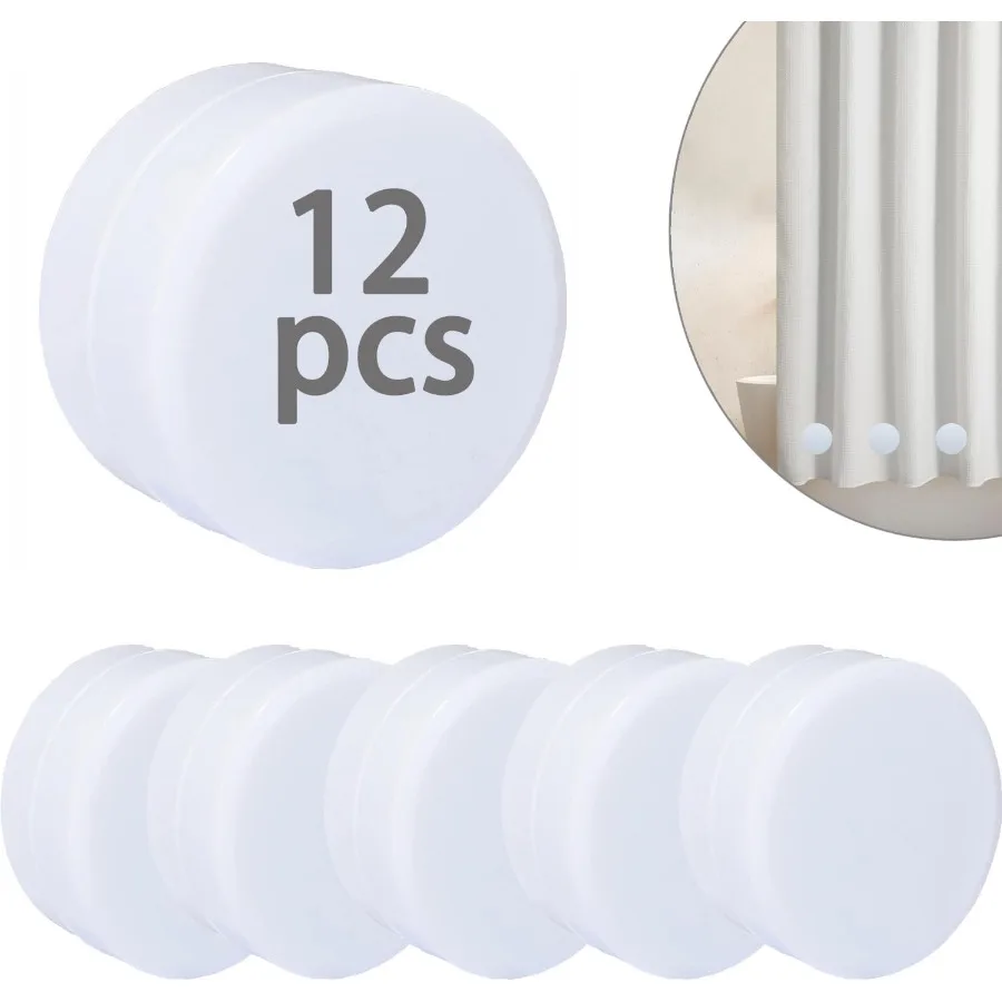 

12 шт. грузики для занавесок для душа, нижние сверхмощные грузики, магниты премиум-класса для занавесок для душа, зажимы для подкладки для занавесок для душа, добавлен вес, работа для Dr