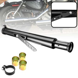 Motorcycles Muffler Exhaust Pipe Stainless Steel Straight-Through Exhaust Pipe Universal For Dirt Bike Street Bike Scooter ATV