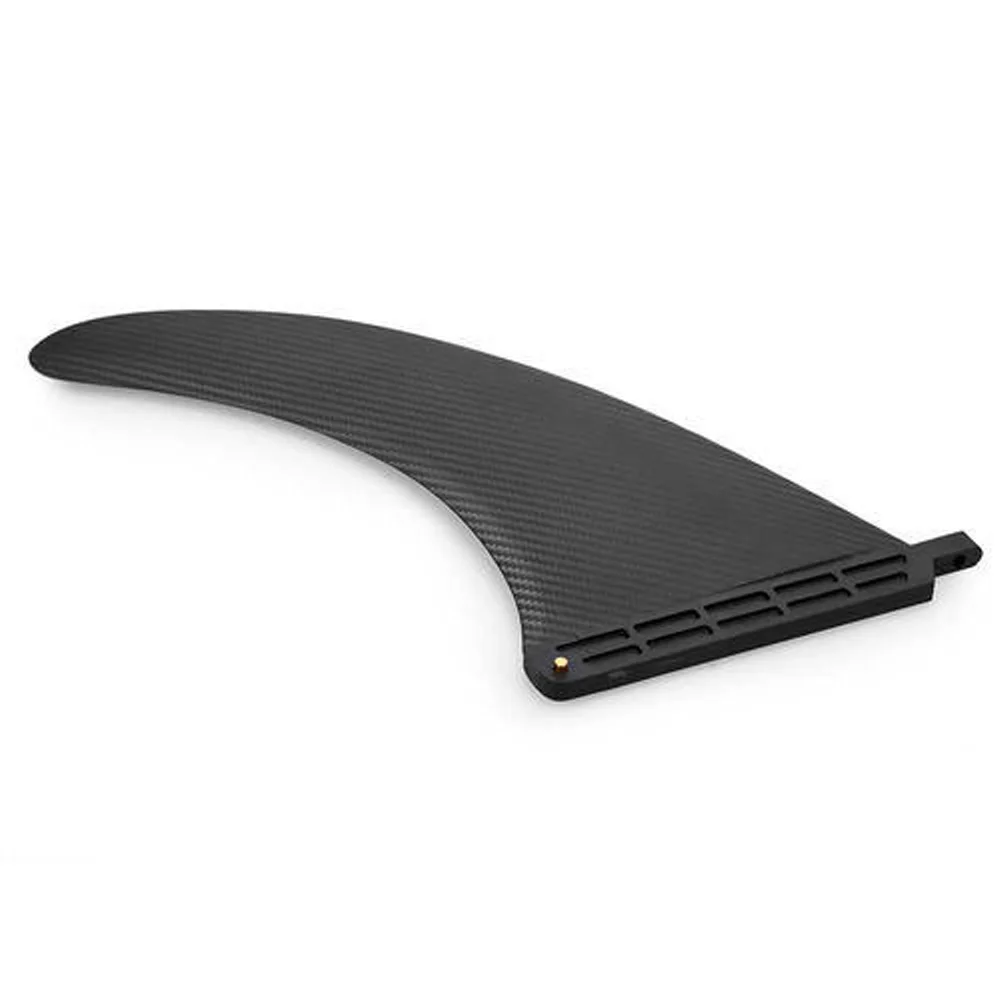 10 ''Kunststoff Surf Fin Single Fin Sup Single Center Fin Carbon Oberfläche mit Schraube Sup Paddle Board Zubehör