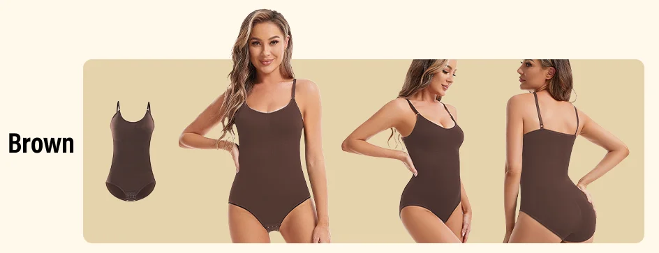 Damen Sexy Nahtloser Shapewear Bodysuit mit Po-Lifting-Effekt, Offener Schritt, Hochelastisch, Glättender Body für Dropshipping – Detail 9