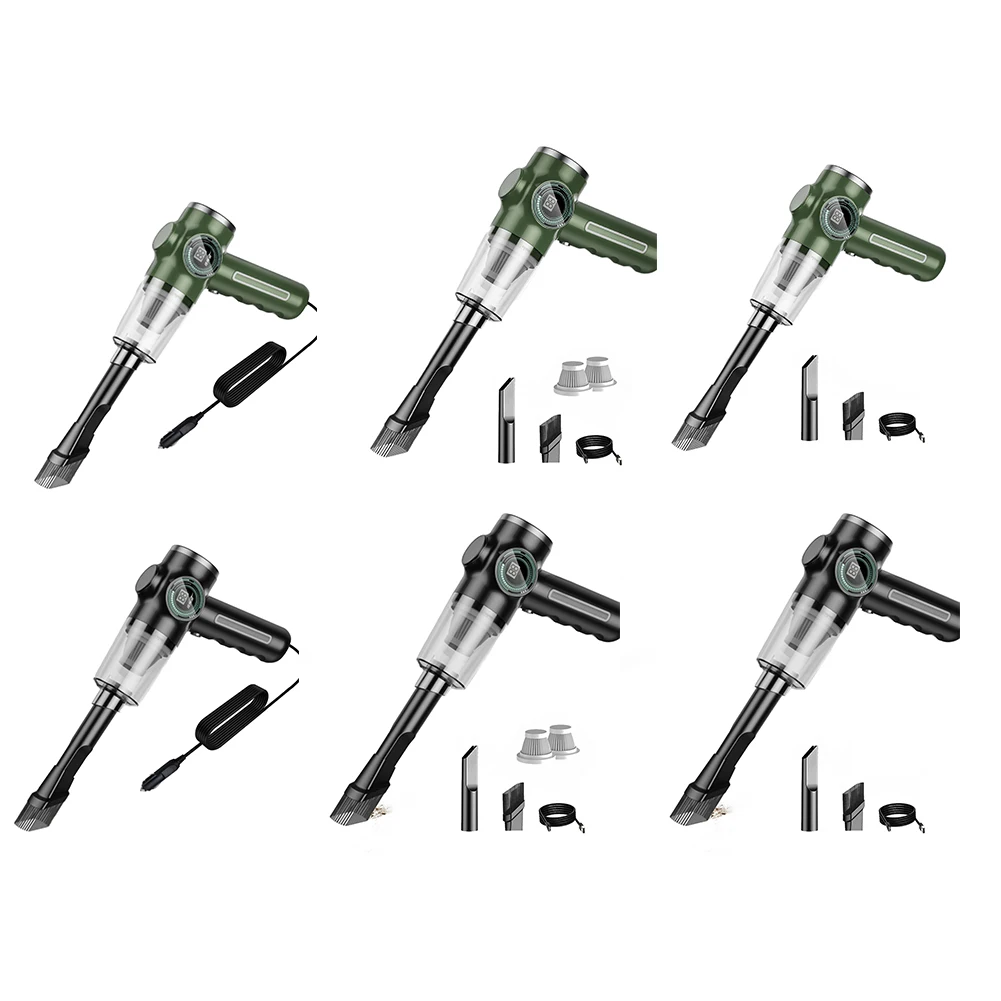 C D Cordless Battery Life Green Hairy Mouth Handheld High Suction Power Lightweight Black Brush Large Capacity