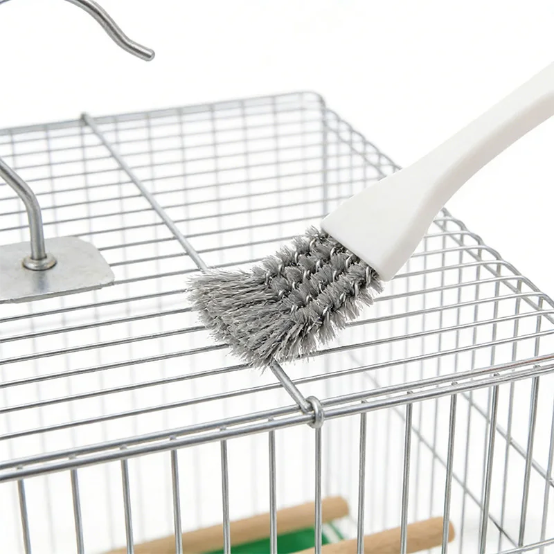 � 1pc Vogelkäfig Reinigung Pinsel Werkzeug Vogel Poop Entferner Papagei Käfig Sanitär Pinsel Accessori für Wellensittiche Nymphensittiche Vogel käfig Pinsel – Detail 15