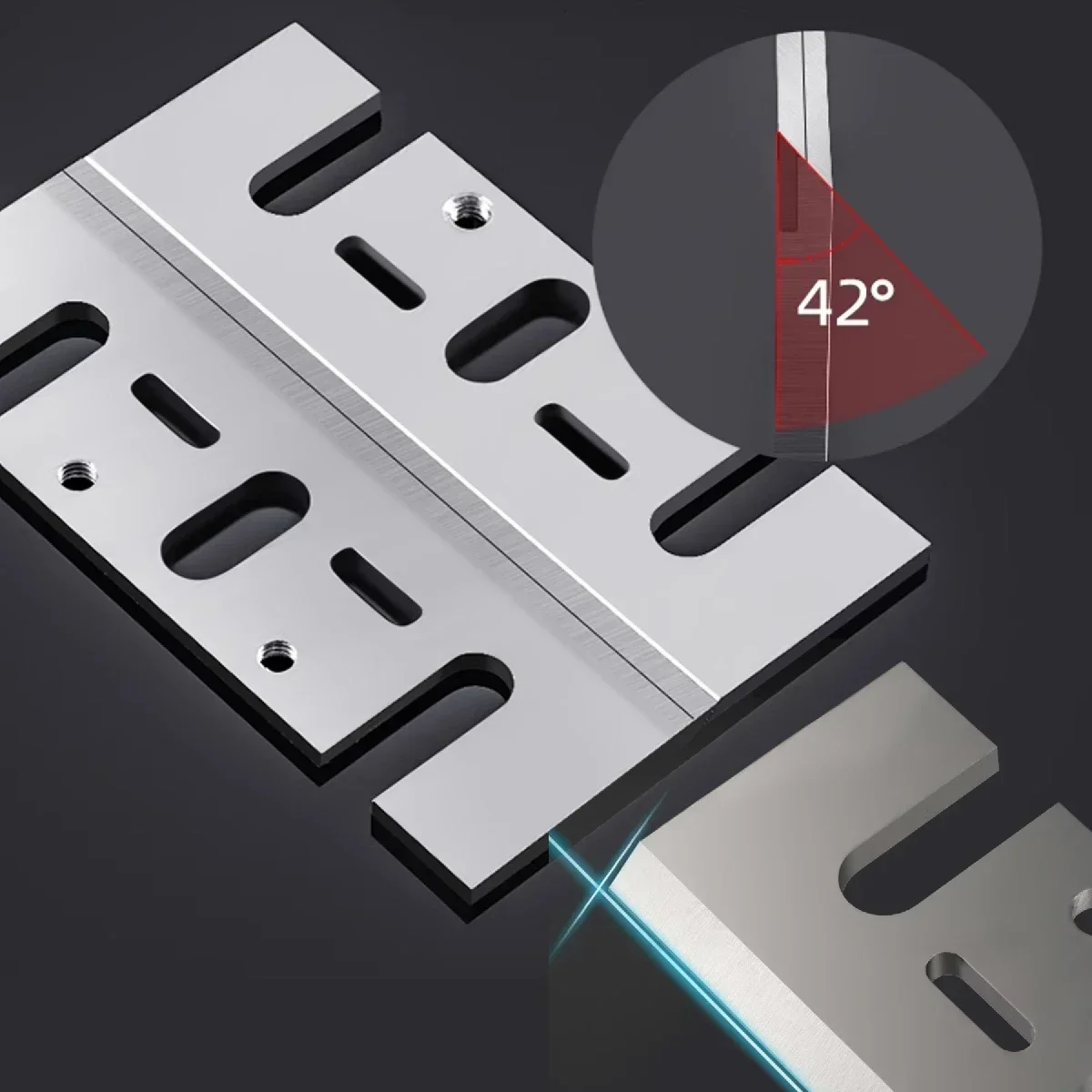 2 قطعة 3-1/4 كربيد يميل شفرة تخطيط سكين 82 مللي متر متوافق استبدال لماكيتا 1900B KP0800 هيتاشي F20 ديوالت D26676 DW680