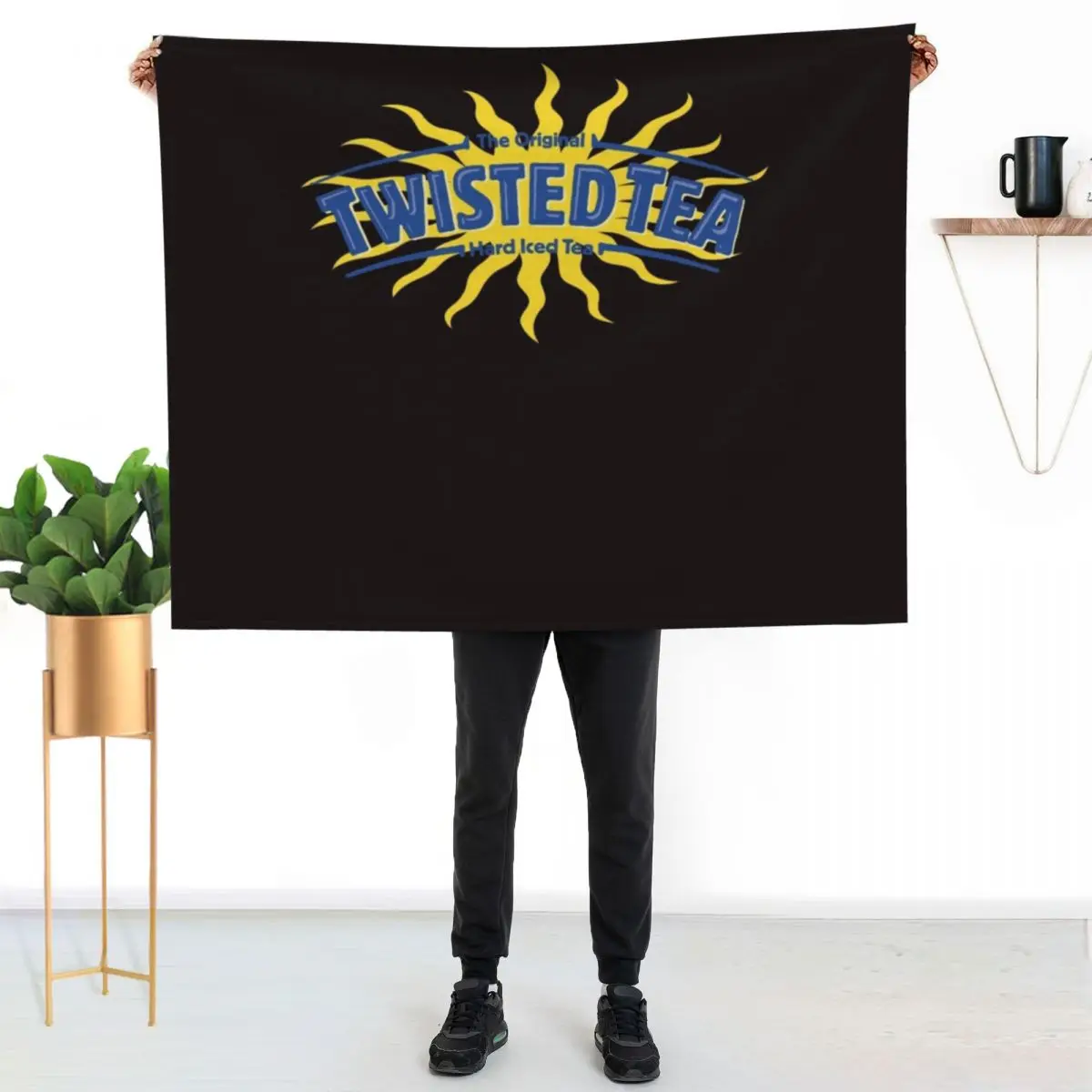 Twisted Tea Logo Throw Blanket Thins For Sofa Thin Shaggy Luxury Thicken decorative Sofas Blankets