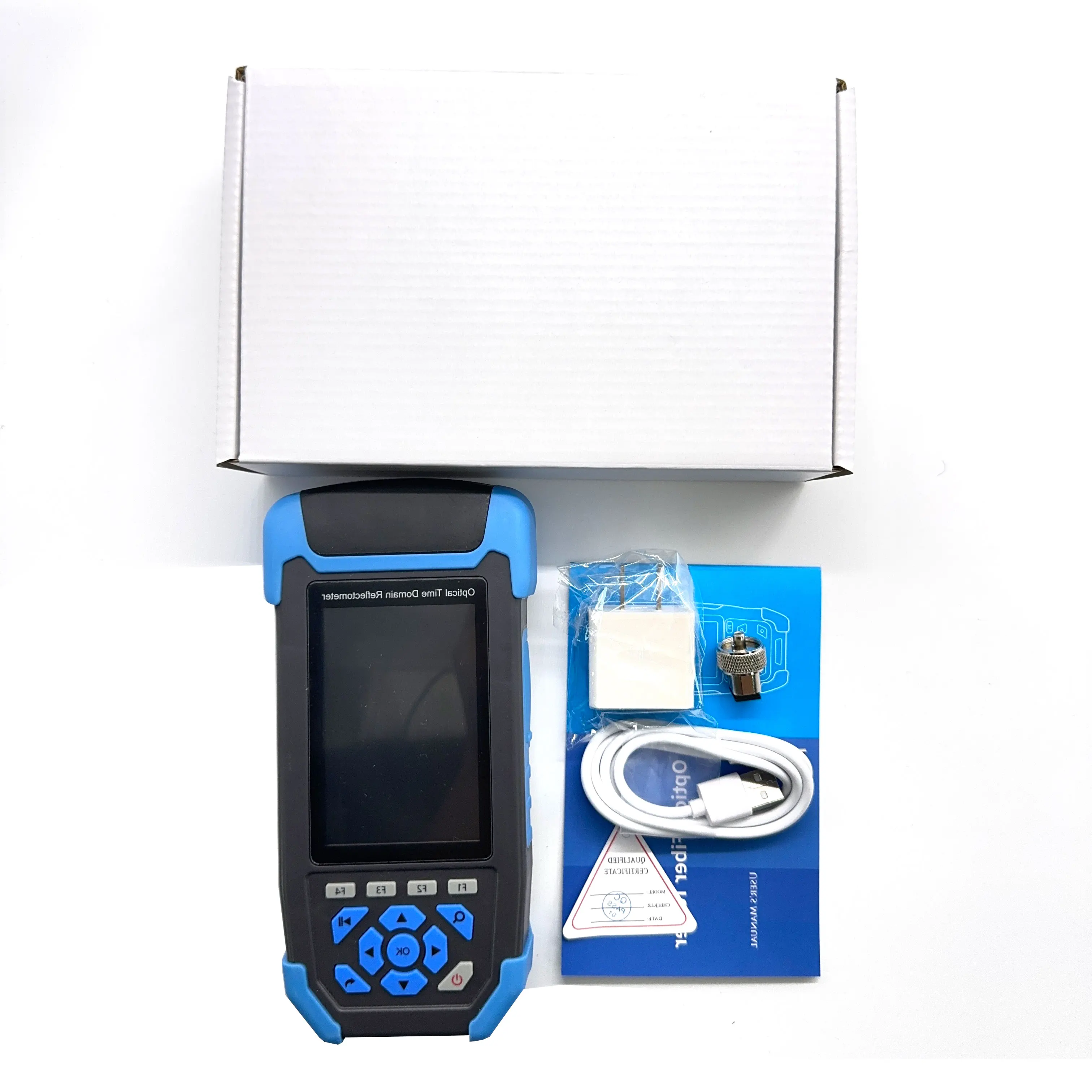 الروسية Pro Mini OTDR الإنجليزية الإسبانية 1310/1550nm الألياف البصرية الانعكاسات مع VFL OLS OPM خريطة الحدث 22/24dB لاختبار 60 كجم