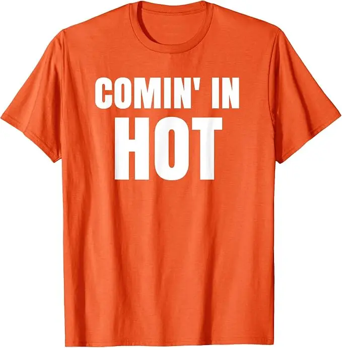 Comin in Hot T-Shirt - Coming in Hot Shirt T-Shirt Y2k Persönlichkeit Sarkastischer Witz Spruch T-Shirt Humor Fantastisches Extrovertenten-Geschenk Outfit – Detail 11