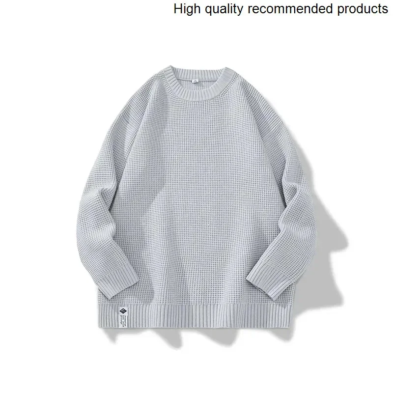 retro trui heren winter Amerikaans 2025, nieuw lui trendmerk, binnenkleding, losse grote maat warme jas, herfst- en winterstijl