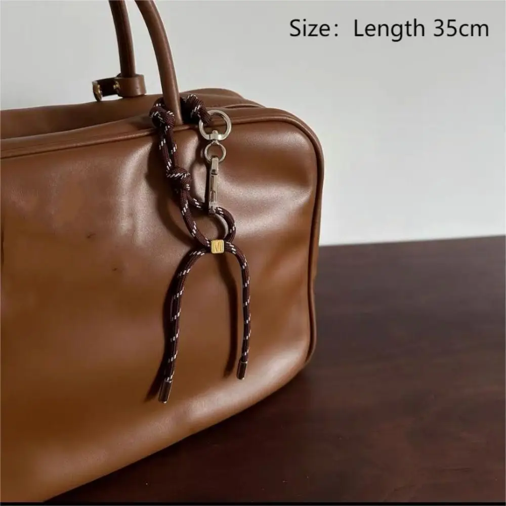 New Multi-purpose Rope Bracelet Baseball Pendant Nylon Key Chain Colorful Handmade Rope Bag Hanging Accessories Couple Style