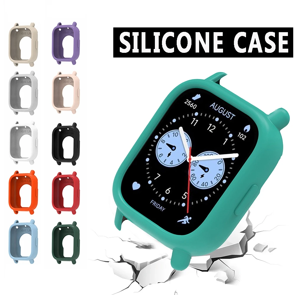 Soft Silicone Cases Cover for Redmi Watch5 Lite/ Watch 5 Active Protector Shell Shockproof Screen Protection Frame Accessories