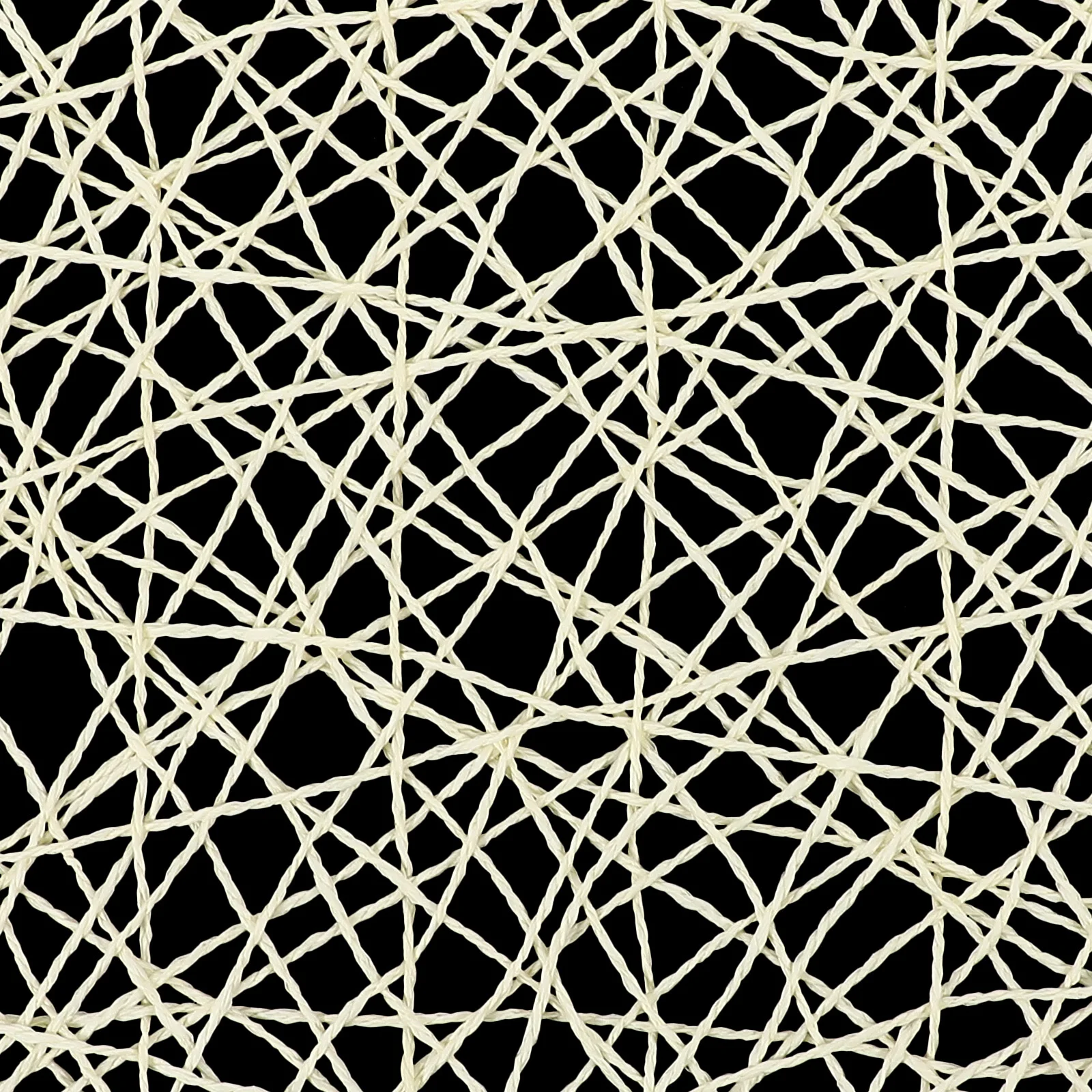 

4Pcs Handwoven Paper Rope Placemat Rustic Hollow Rectangular Cup Mat Heat Resistant Dining Table Decor Woven Cutlery Cushion