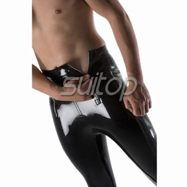 Legging attillato in lattice Suitoprubber con 2 cerniere Realizzato su misura è accolto con favore