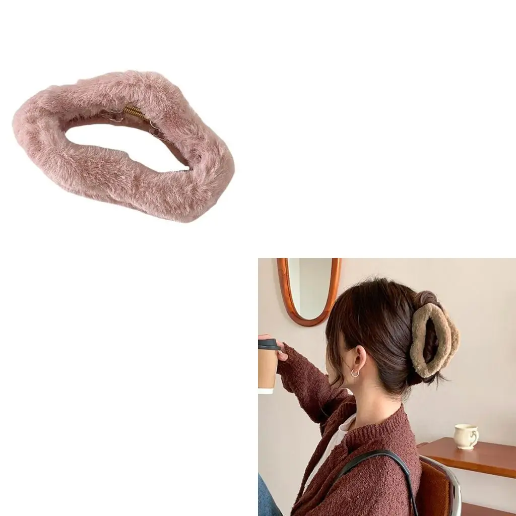 

652F Fashion Simple Hairpin Elegant Girls Versatiles Claw Clip Lovely Hair Clip Strong Hold Accessory for Daily Wear