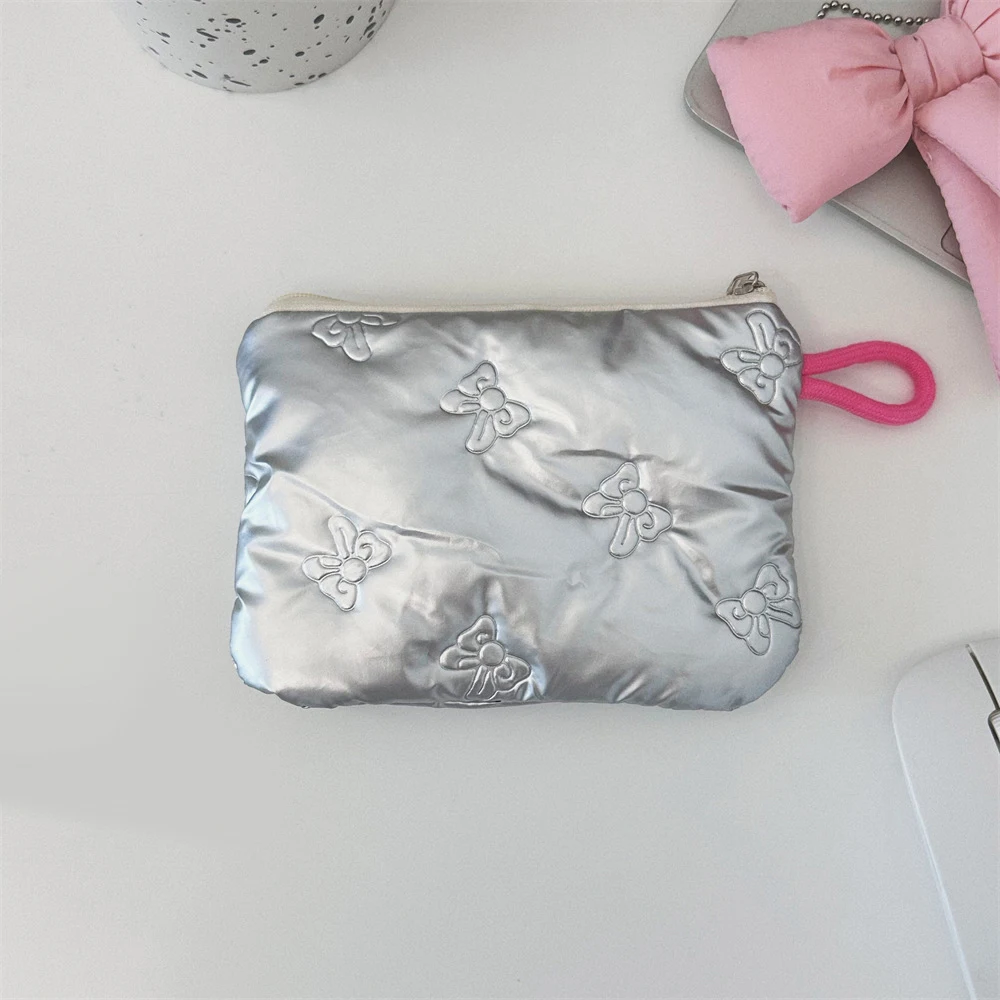 Ladies' makeup bag, small wallet, cute hand-held bag, convenient small wallet, portable storage bag