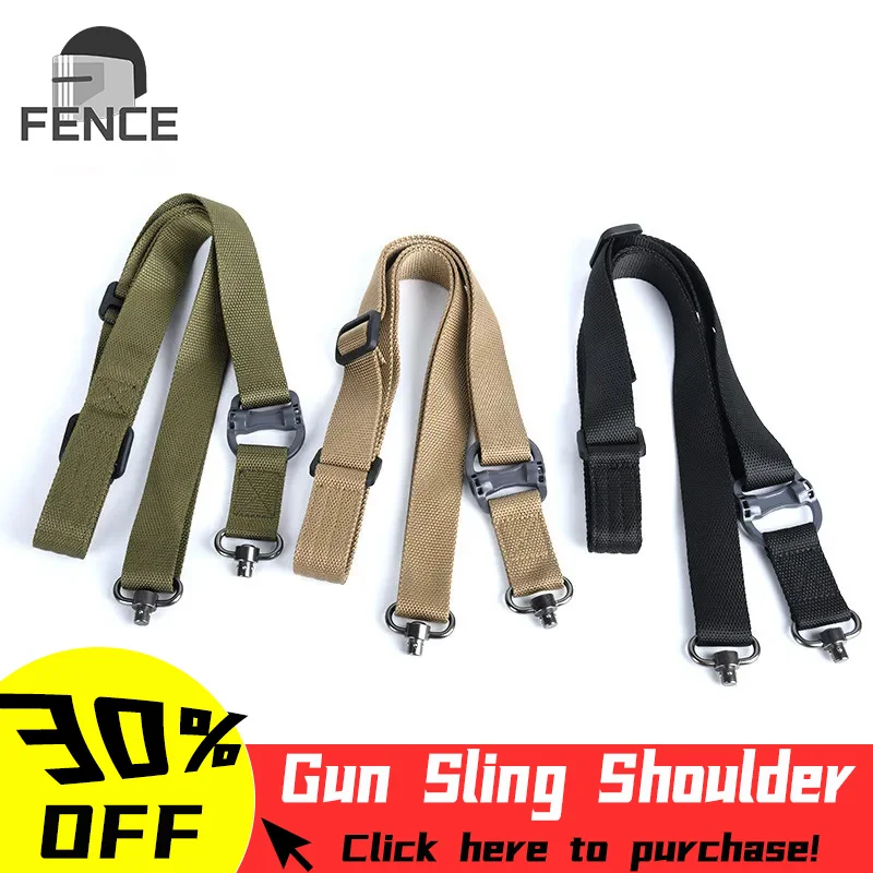 WADSN Airsoft MS4 Multi-Mission QD 1or 2 Point Gun Sling Shoulder Strap  Quick Detach Nylon Belt Outdoor Hunting Rifle Accessory