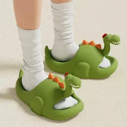 Funny Dinosaur Slippers Women Summer Shoes Casual Comfort Cartoon Slipper Sandals Ladies Home Slides EVA Flip Flops New 2023