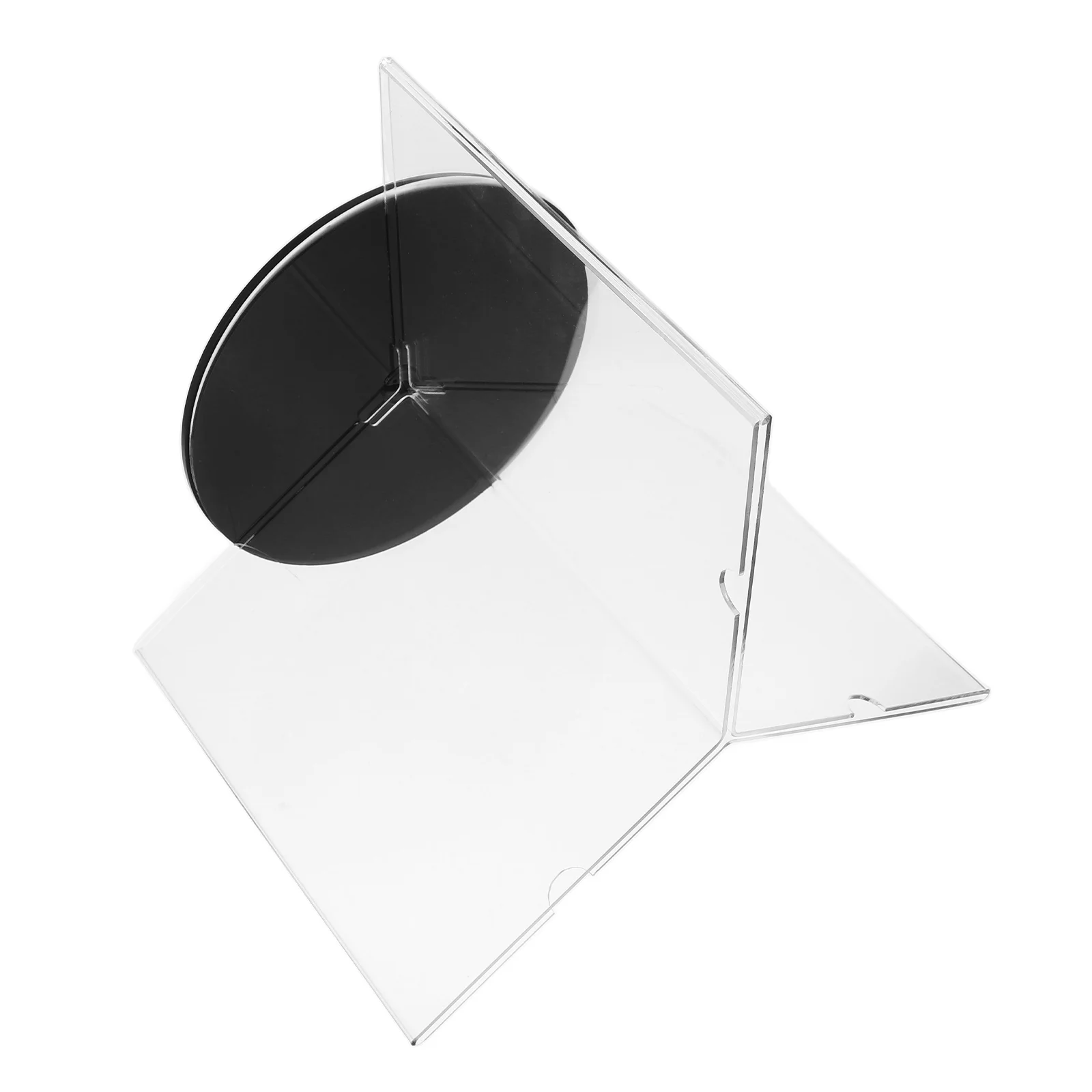 

Rotating Advertising Display Board Menu Holder Desktop Stand Transparent Acrylic