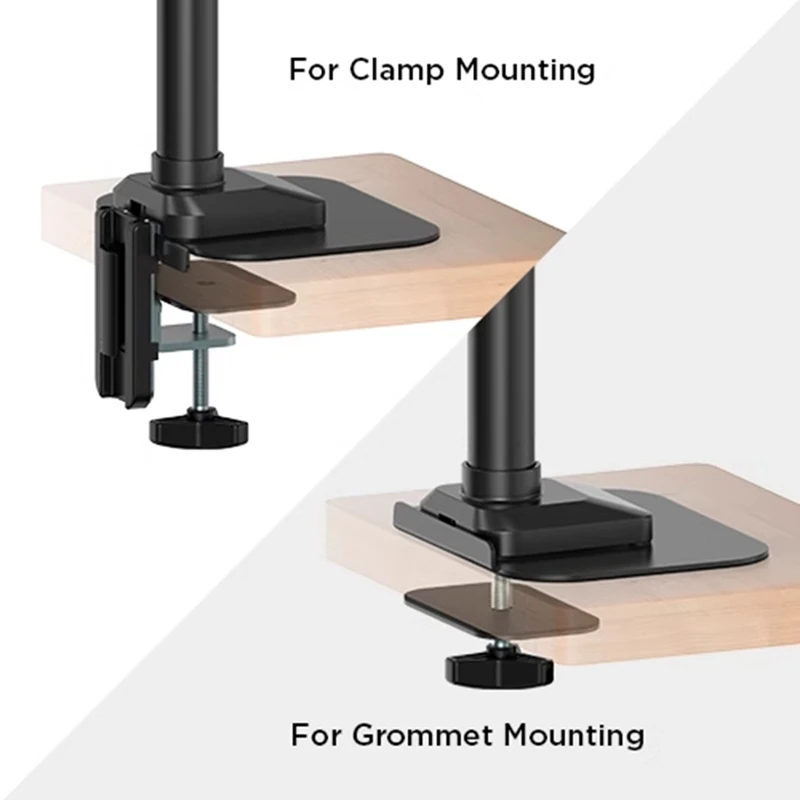 Adjustable Monitor Mount Plate Reinforcement For Enhanced Monitor Stand Stability Supports Various Angles And Heights