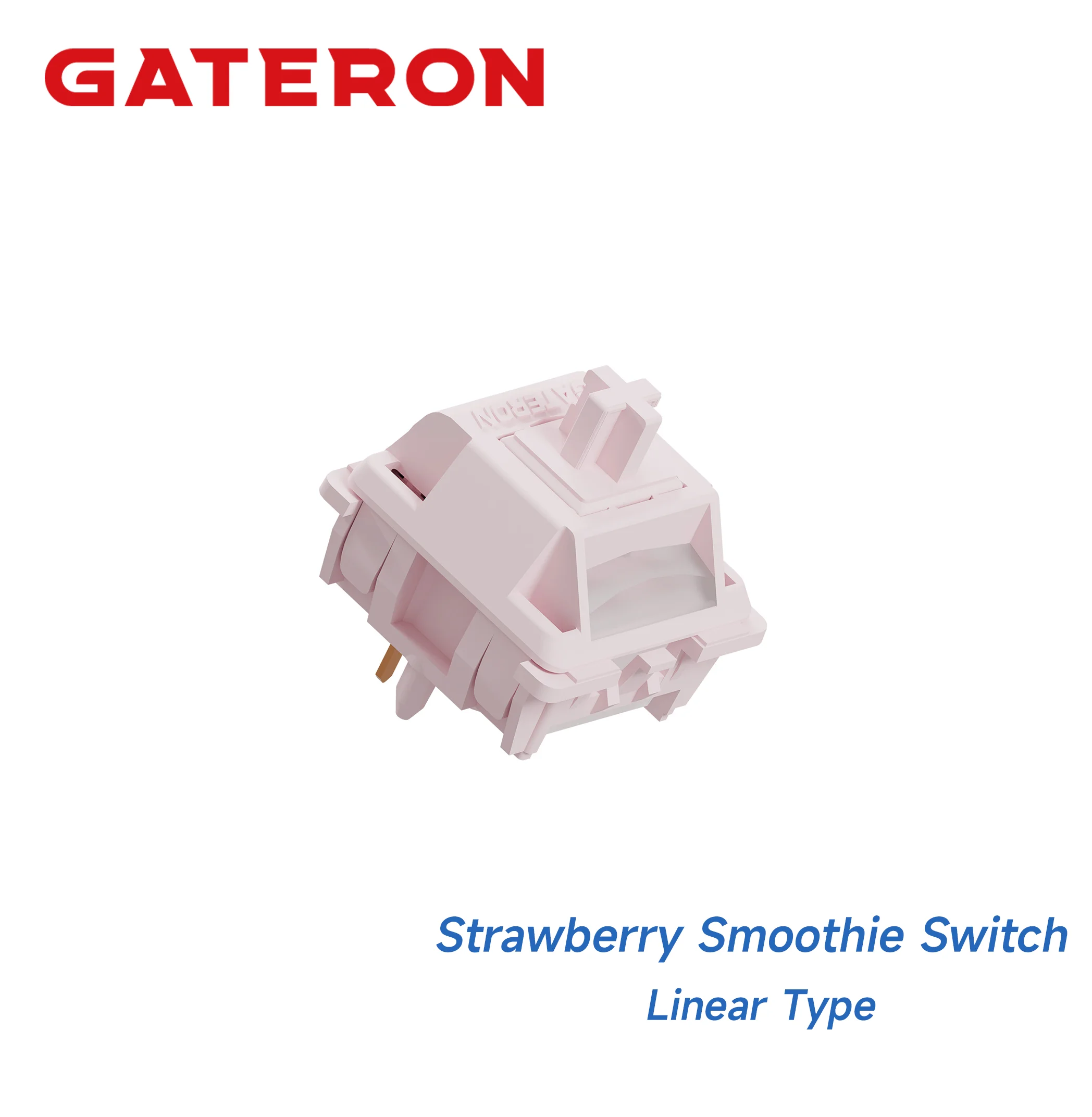 GATERON Smoothie Series Families Switch 5 Pin Linear Tactile Silent Full POM Housing Stem RGB DIY Hotswap for Mechanical Keyboar view 4