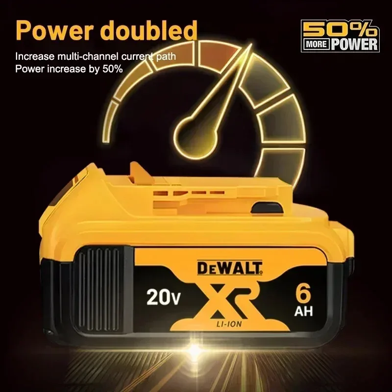 100%Original Dewalt 20V 6000mAh Power Tool Battery DCB206 DCB205 DCB200 DCF887 DCG405 DCD791 DCF922 DCF850 DCD805 tool battery - view 3