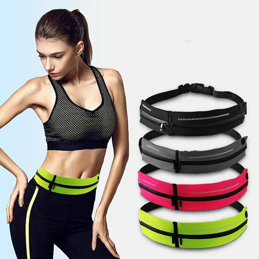 New Invisible Elasticity Running Bag Cell Phone Waist Pack Multifunctional Light and Thin Fitness Outdoor Sports Fanny Bag