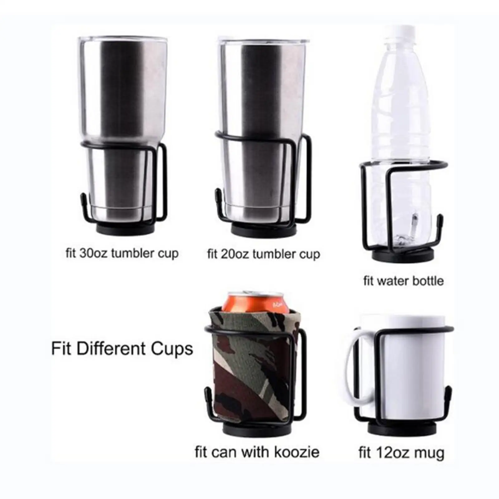 Bike Water Bottle Holder Durable Metal Rack Drink Cage for Mountain Road Biking Outdoor Sports