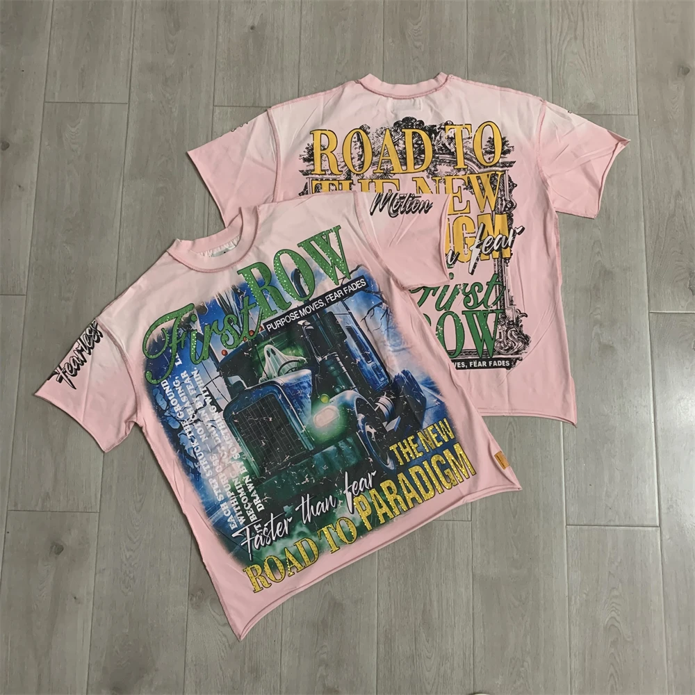 T-shirt court à strass Fearless pour hommes et femmes, avec imprimé statue de David