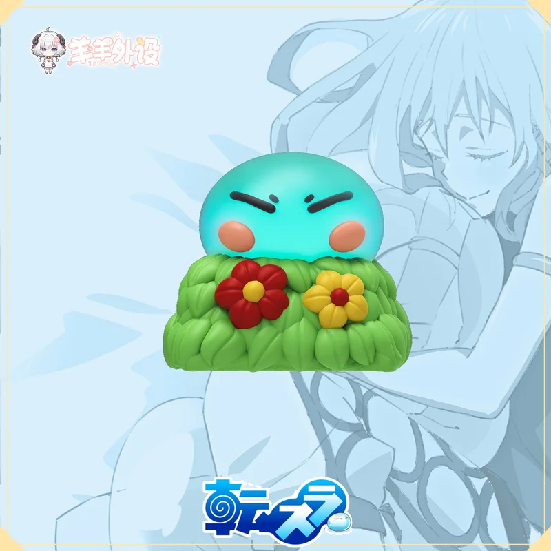 Klawisze Slime Przeżywają Reinkarnację Jako Slime Tematyczne Klawisze z Motywem Animacji Kreatywność z Żywicy Klawisze Anime Klawisze 3D do Klawiatury Mechanicznej