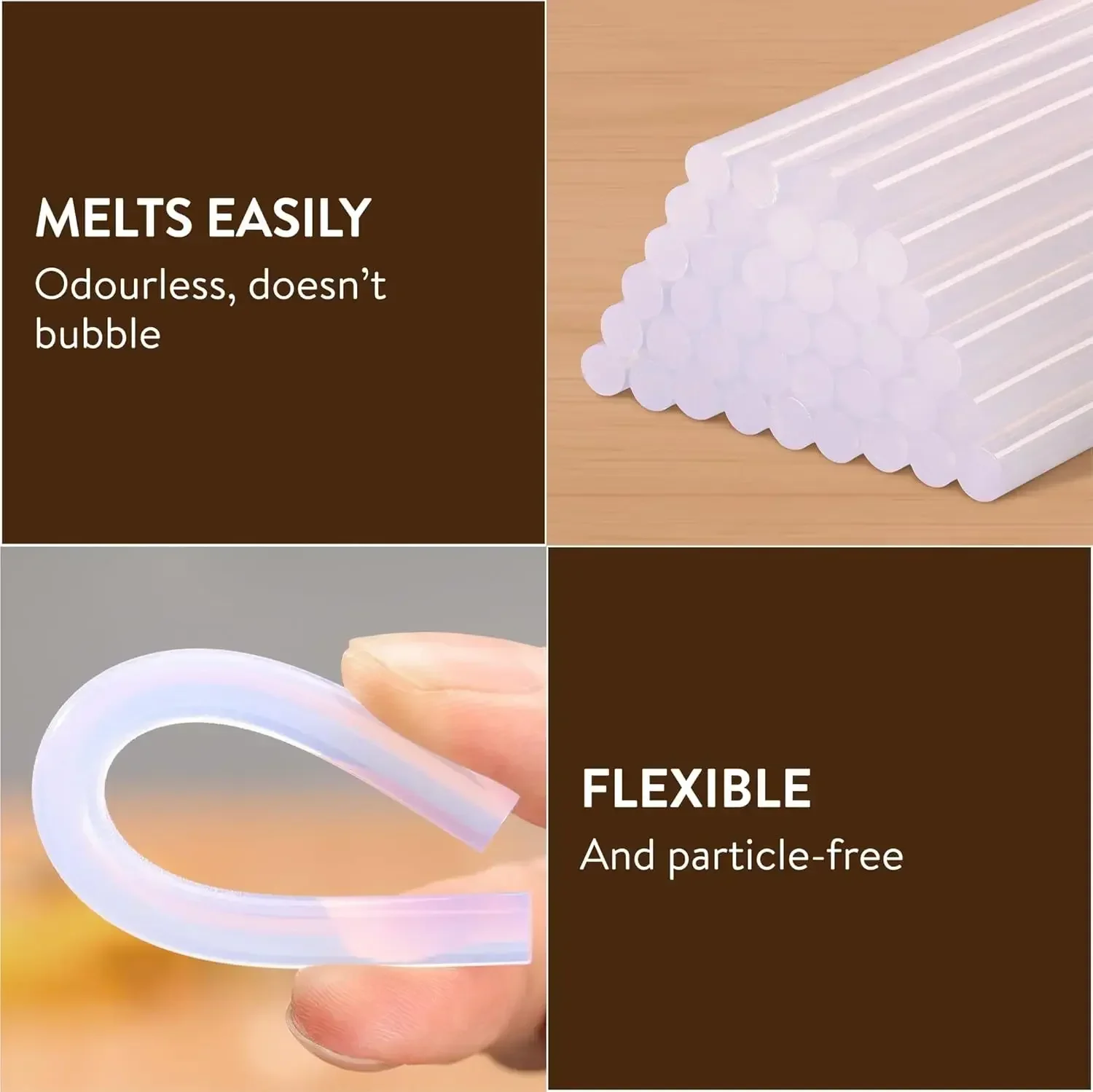 Transparenter Heißklebestift 7mm / 11mm Stark Haftend für Heimwerker DIY-Werkzeuge Elektrische Klebepistole Bastelalbum Reparatur-Sets Großhandel – Detail 7