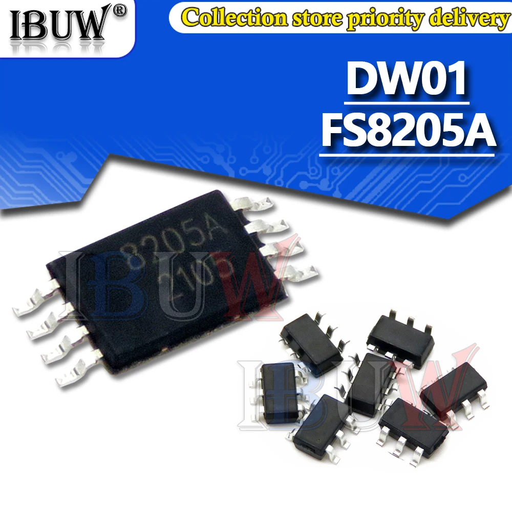 20PCS ( DW01+ 8205A…