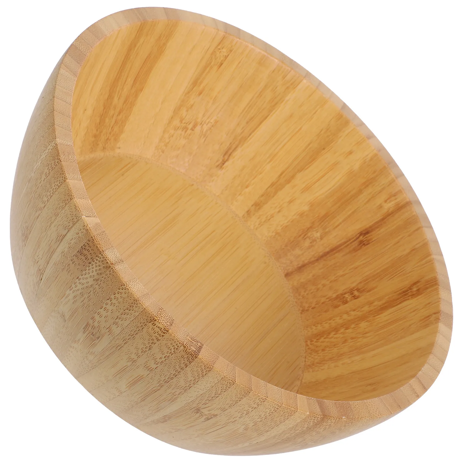 Bamboo Noodle Bowl Premium Bamboo Food Serving Bowl Retro Design Elegant Tableware for Soup Salad Pasta Cereal Fruits