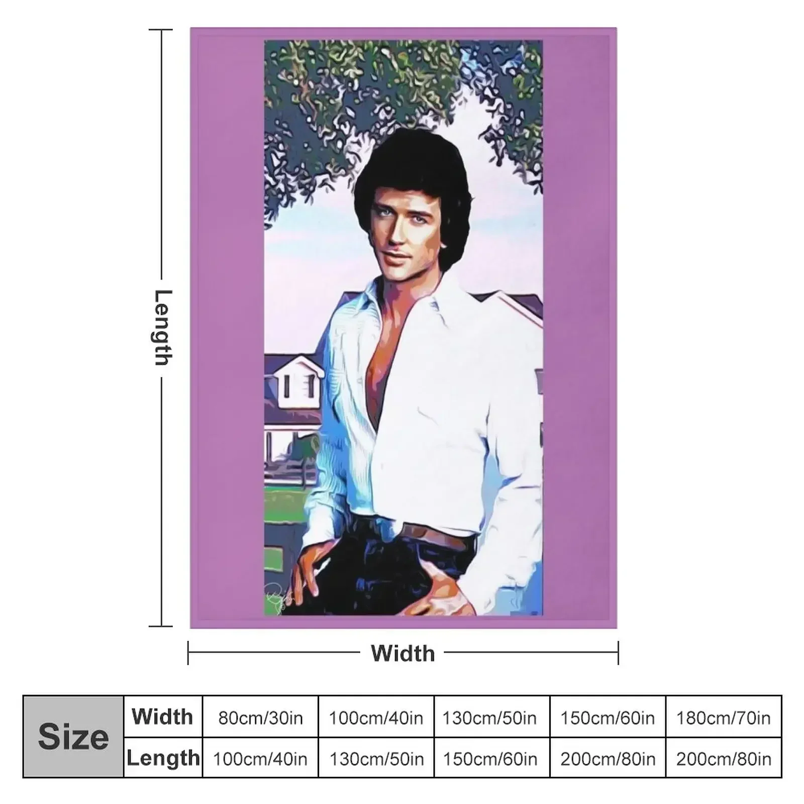 BOBBY EWING - DALLAS Throw Blanket Furry Single Bed Fashionable Blankets