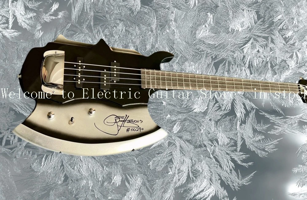 Gene Simmons Guitar 4 Strings Bass Axe Signiture Rock Kiss Firehawk #ASP654286