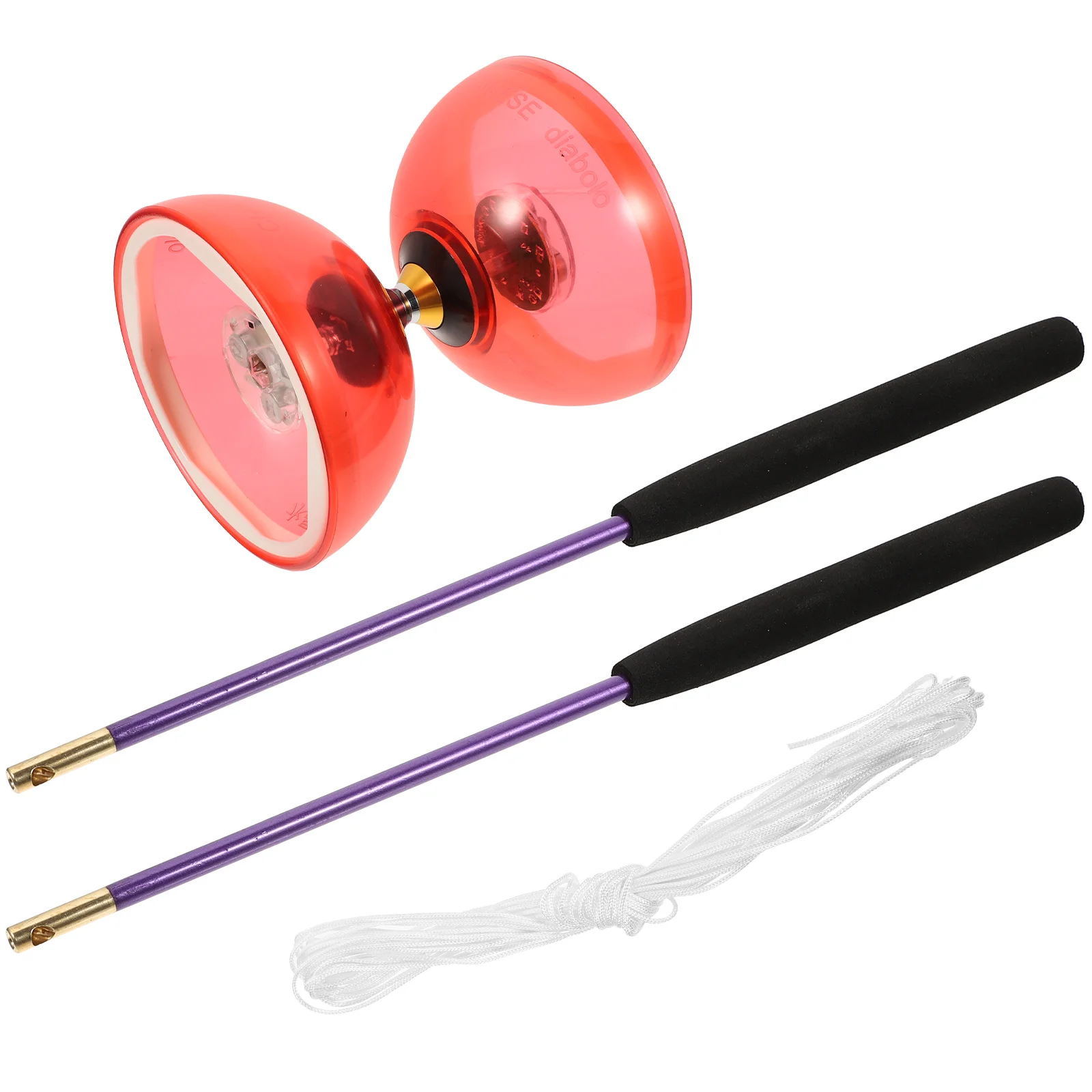 

Crystal Bearing Diabolo Chinese Yo for Kids Classic Juggling Trick Toy Yoyo Beginner Yo-yo Toys