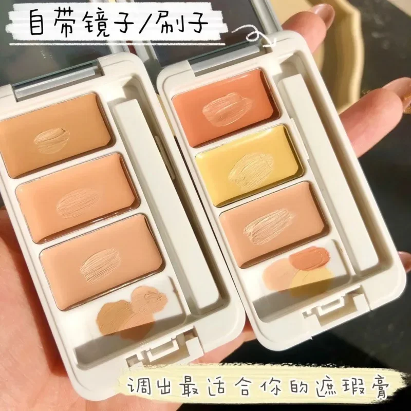 Maquillaje NOVO corrector de dos colores marcas de acné ligeras y impecables pecas ojeras bolsas debajo de los ojos manchas que cubren maquillaje de belleza