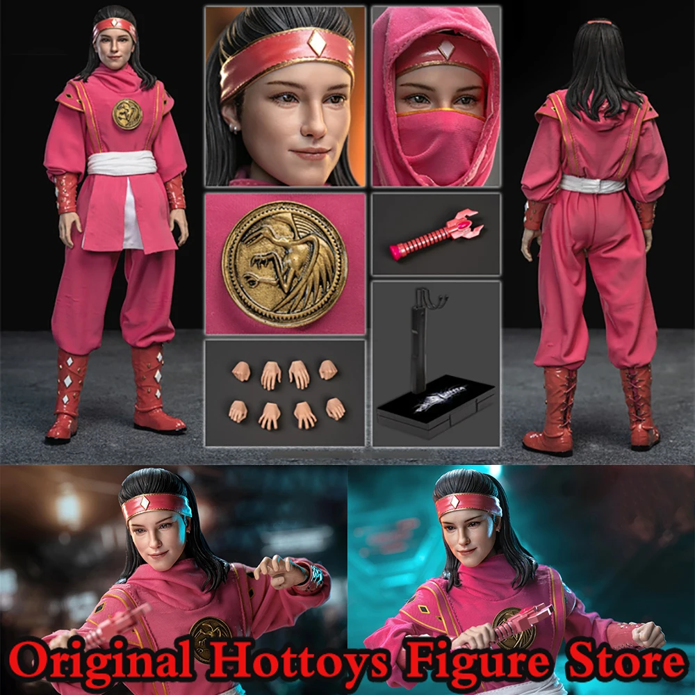 TOYS BATTALION TB018 1/6 Scale Female Soldier Pink Ninja With Energy Whip Full Set 12-inches Action Figure Doll Fan Gifts