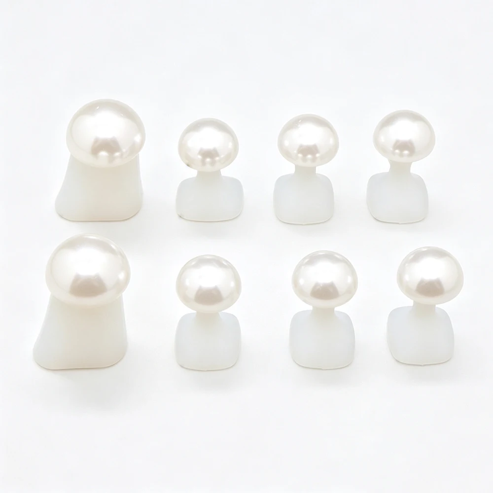 6Bags Pearl Silicone Toe Separators Reusable Toe Divider Pedicure Nail Art Tools For Foot Nail Polish Painting Manicure Products