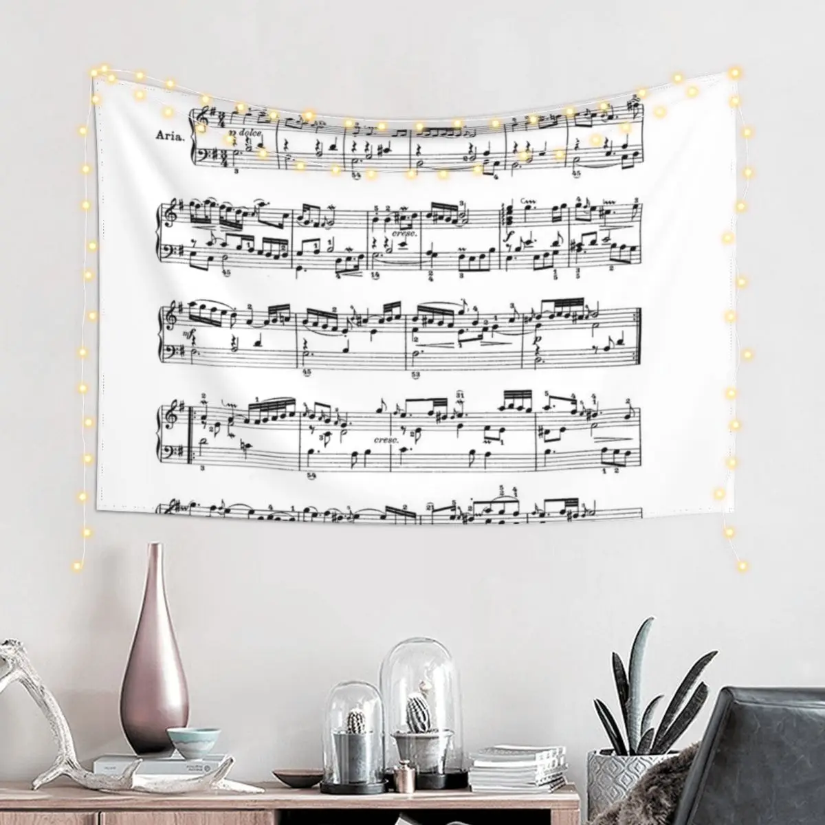 Goldberg Variations Tapestry Room Aesthetic Decor Wall Carpet Tapestry