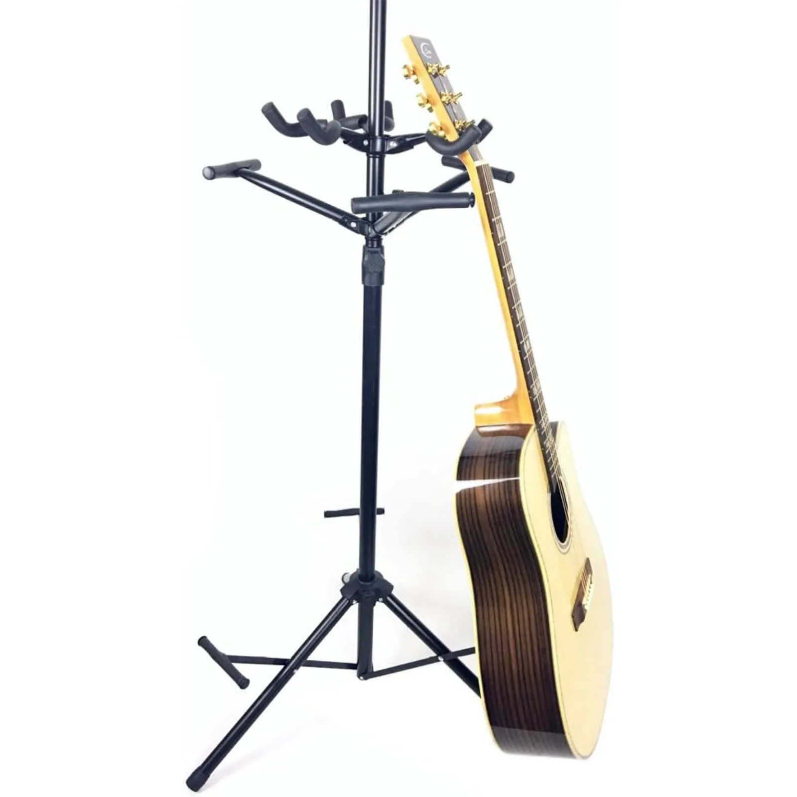 US 9 for Guitar, Ukulele, Bass, 3-Tier Standing Rack Holder Display - Vertical Style
