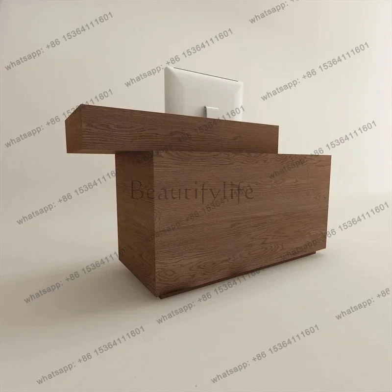Company Front Desk Clothing Store Cashier Shop Milk Tea Shop Dance Studio Institution Rong Shop Bar Table Customizable