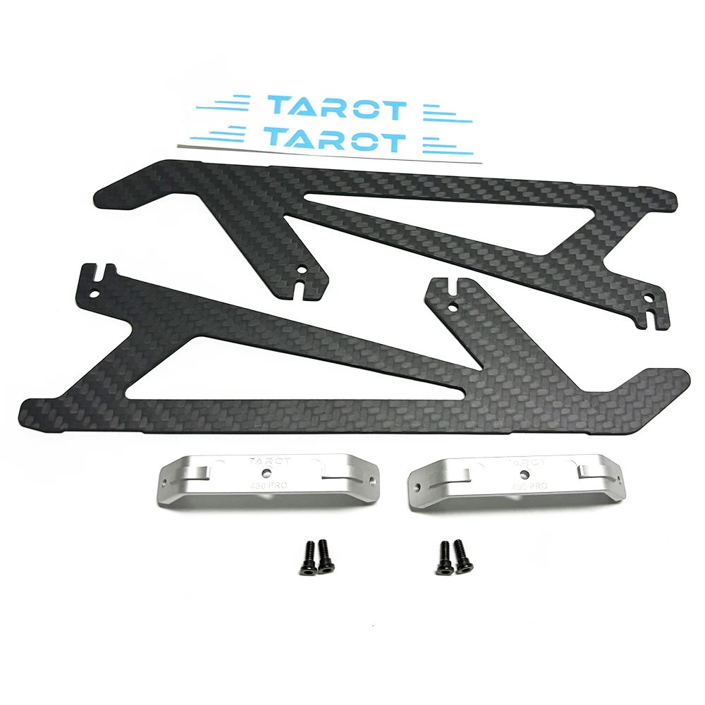 Tarot New type Carbon Fiber Landing Skid For Trex 450 PRO DFC Helicopter